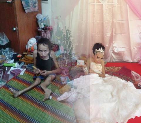 สาวพิการตื้นตันใจ นางฟ้าซาลอน สานฝัน แต่งหน้า-จัดงานวิวาห์ให้ฟรี