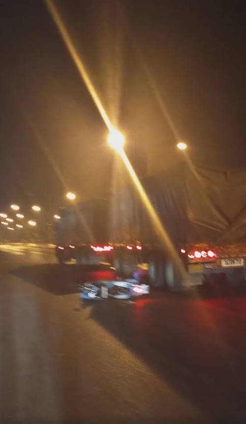 รถพ่วงชนคนตาย