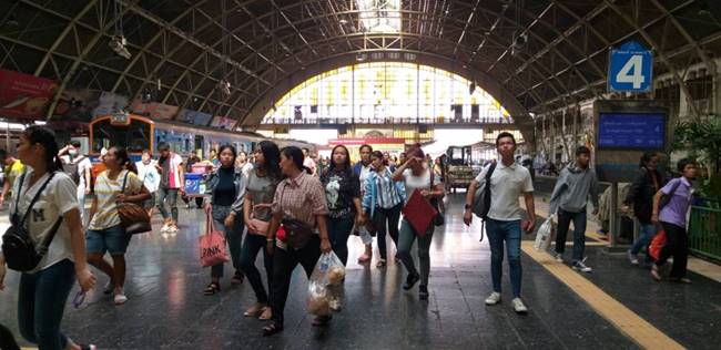 คนกลับกรุงเทพหลังปีใหม่