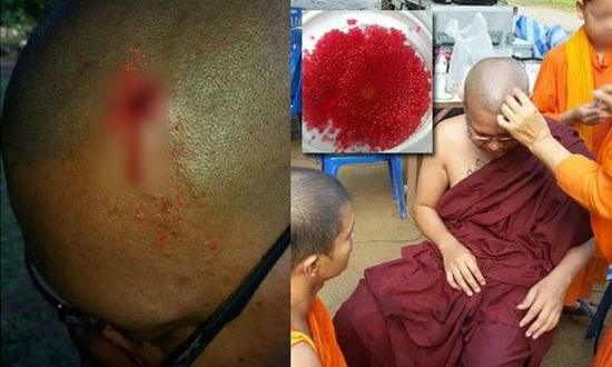 พระเหงื่อ-เลือดไหล กลายเป็นพระธาตุ