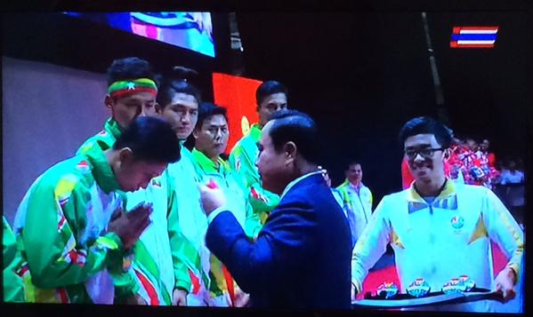 ตะกร้อซีเกมส์ 2015 ทีมชายไทย ชนะเมียนมา คว้าเหรียญทอง