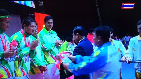 ตะกร้อซีเกมส์ 2015 ทีมชายไทย ชนะเมียนมา คว้าเหรียญทอง