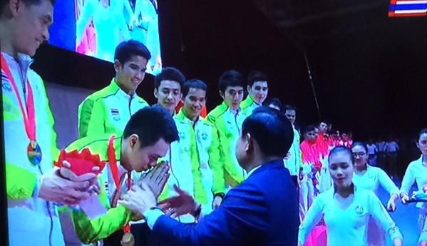 ตะกร้อซีเกมส์ 2015 ทีมชายไทย ชนะเมียนมา คว้าเหรียญทอง