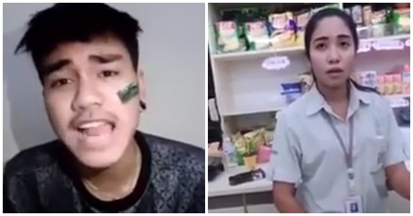 แชร์กันหนักมาก หนุ่มอัดคลิปด่าพนักงานเซเว่น ทำหน้าบึ้ง-ไม่ใส่ถุงให้