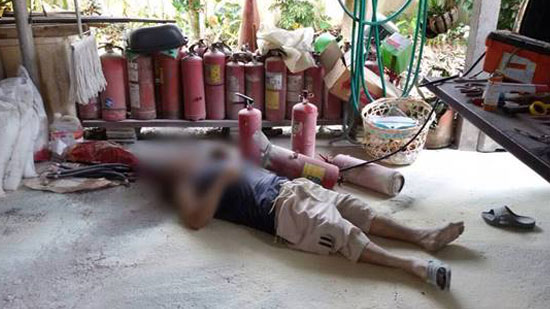 หนุ่มเซลล์แมนแอบประกอบถังดับเพลิงเอง