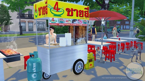 The Sims ไทยอย่างเนียน ลงรายละเอียดลึกมาก ชายสี่ก็มา ไก่ห้าดาวก็มี !!