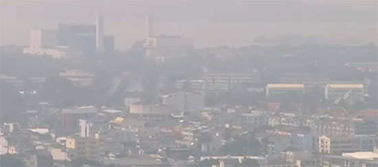 หมอกควันจากไฟป่าอินโดฯ พัดปกคลุมหลายพื้นที่ภาคใต้ 