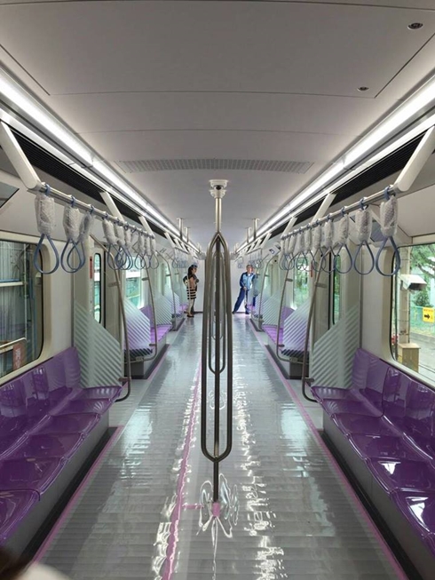 ภาพชุดแรก ! รถไฟสายสีม่วง ส่งตรงจากญี่ปุ่นถึงไทย 16 กันยายนนี้
