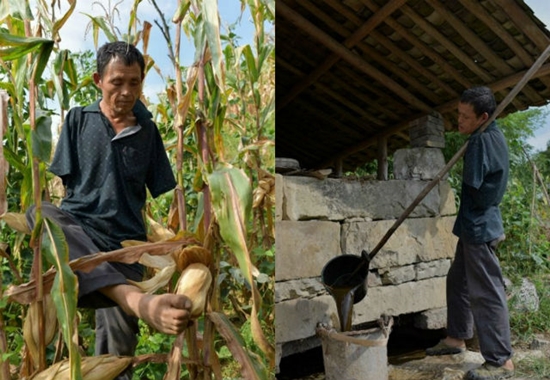 ชายคนนี้พิการแขน 2 ข้าง ใช้ปากป้อนข้าวแม่-ดูแลดีจนคนปกติยังอาย