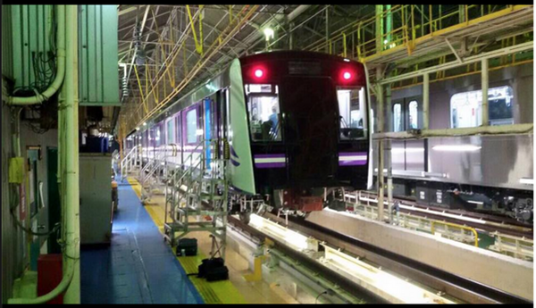 ภาพชุดแรก ! รถไฟสายสีม่วง ส่งตรงจากญี่ปุ่นถึงไทย 16 กันยายนนี้