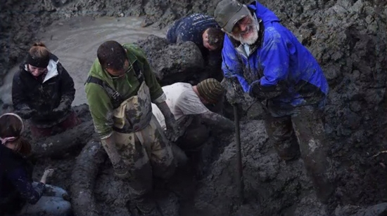 ฮือฮา ชาวไร่พบซากแมมมอธโบราณ อายุกว่า 15,000 ปี !