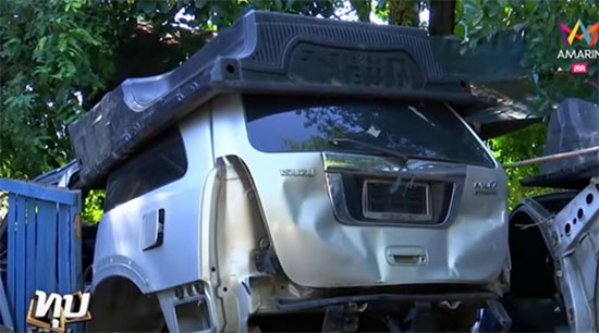 บุกทลายอู่ชำแหละชิ้นส่วนรถขโมย ผงะ รองเจ้าอาวาสเป็นหัวหน้าแก๊ง