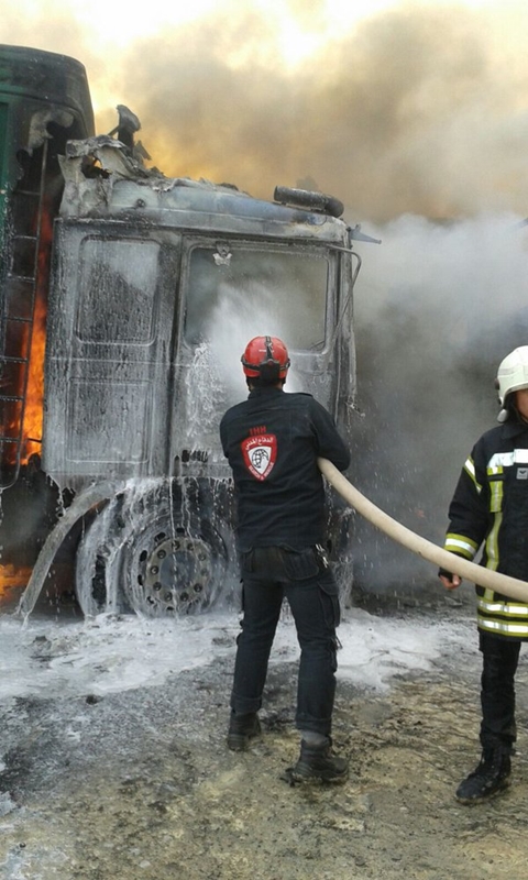 รถคอนวอยตุรกีโดนทิ้งบึ้ม