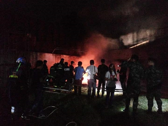 ไฟไหม้ฟาร์มจระเข้ สมุทรปราการ