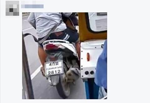 มอเตอร์ไซค์โจร ขับรถเบียดตุ๊กตุ๊ก กระชากกระเป๋านักท่องเที่ยว คลิปแพร่ไปทั่วโลก