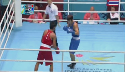 วุฒิชัย มาสุข ชกชนะเกาหลีใต้ คว้าเหรียญทอง มวยเอเชียนเกมส์ 2014