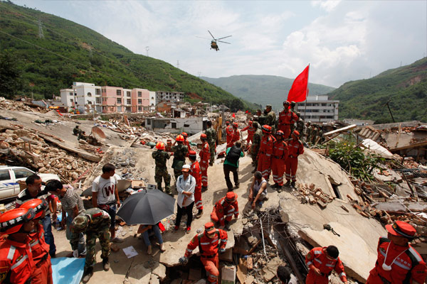 แผ่นดินไหวจีน ยูนนาน ล่าสุด ยอดผู้เสียชีวิตพุ่ง 410 ราย