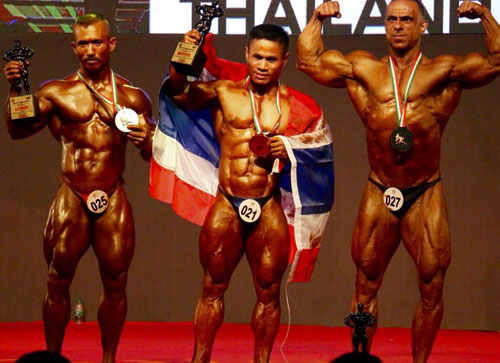 เพาะกายชิงแชมป์โลก 2014 ทีมชาติไทยคว้า 9 เหรียญทอง