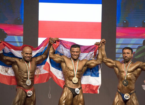 เพาะกายชิงแชมป์โลก 2014 ทีมชาติไทยคว้า 9 เหรียญทอง  