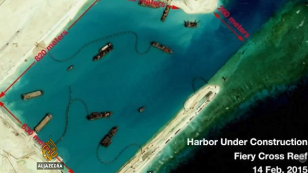  จีนรุกหนักพื้นที่พิพาท เดินหน้าถมทะเลสร้างรันเวย์ 