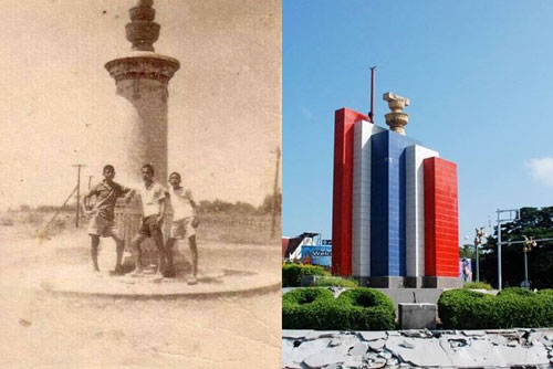 ชาวบุรีรัมย์วิจารณ์ เทศบาลทุบวงเวียน รธน. ติดไฟจราจร