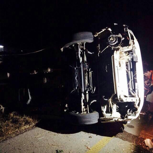 หวิดดับทั้งคัน !! รถตู้ทีมน่าน เอฟซี พลิกคว่ำ นักเตะเจ็บระนาว