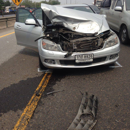 หวิดดับทั้งคัน !! รถตู้ทีมน่าน เอฟซี พลิกคว่ำ นักเตะเจ็บระนาว