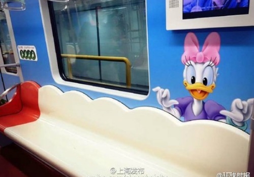  เซี่ยงไฮ้เปิดตัวรถไฟธีมดิสนีย์แลนด์