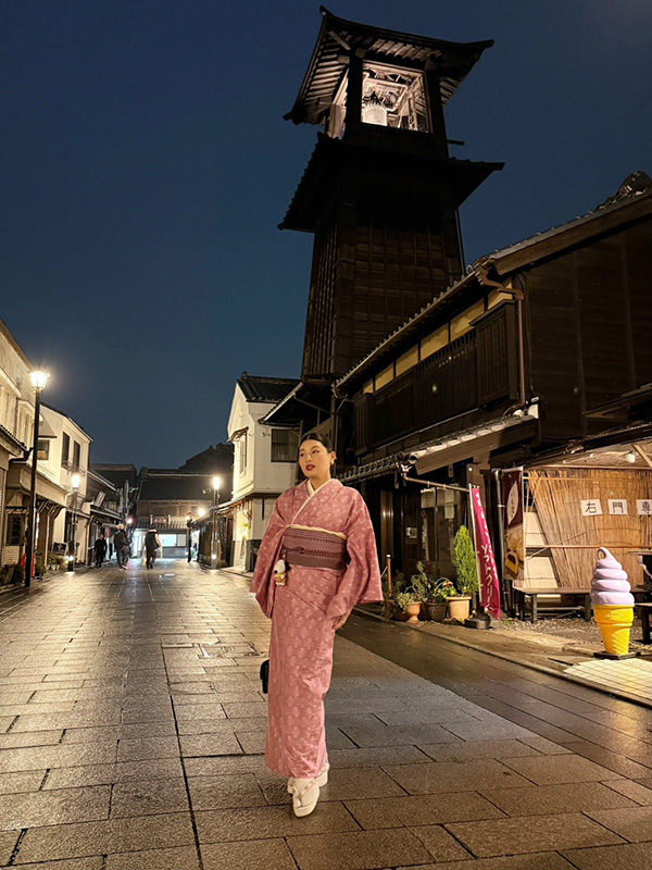 เจ้าฟ้าสิริวัณณวรี ฉลองพระองค์ชุดกิโมโน