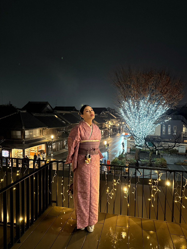 เจ้าฟ้าสิริวัณณวรี ฉลองพระองค์ชุดกิโมโน