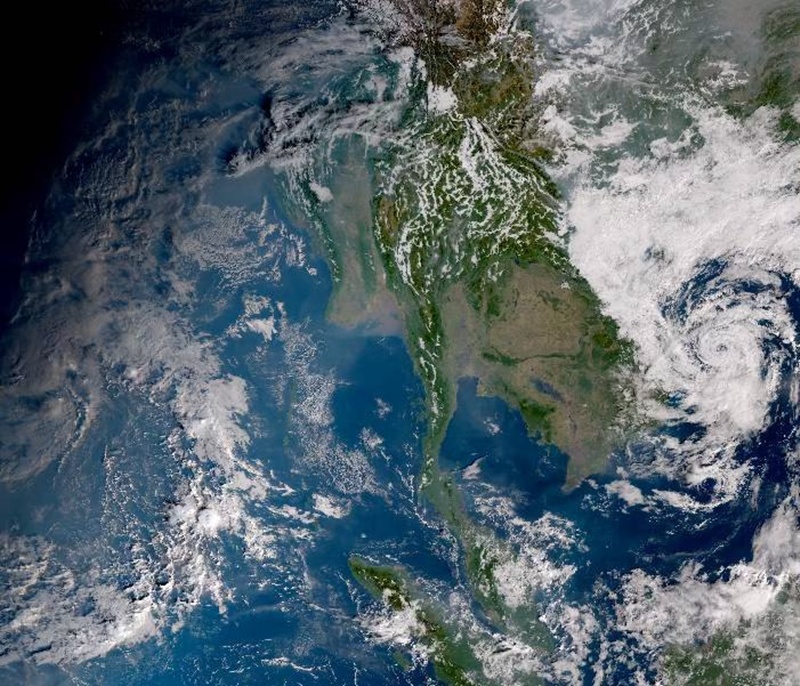 เปิดภาพดาวเทียมประเทศไทยวันนี้