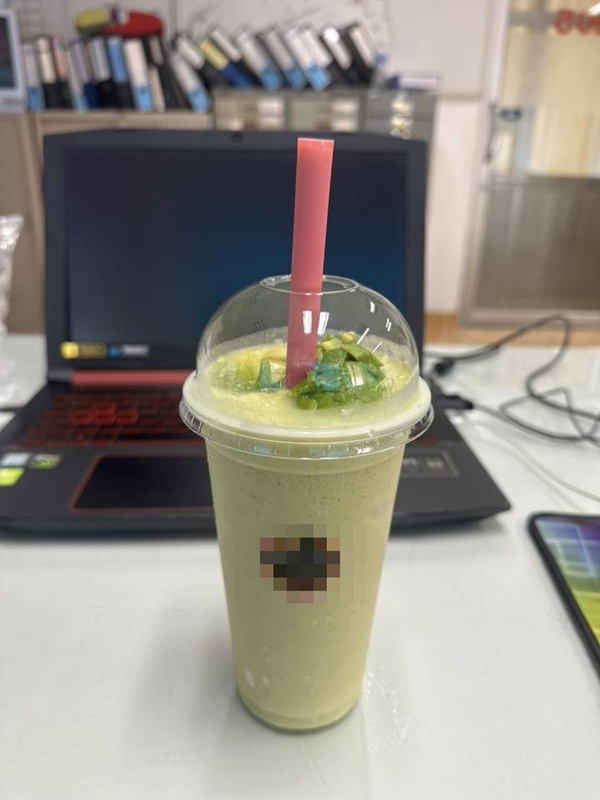 อะโวคาโดปั่นนมสด