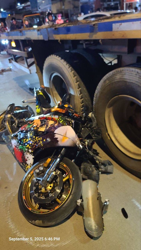 อินฟลูฯ เขมรสายซิ่ง บิ๊กไบค์คว่ำ