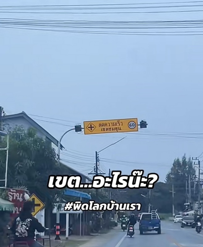 ป้ายเหลืองจำกัดความเร็ว