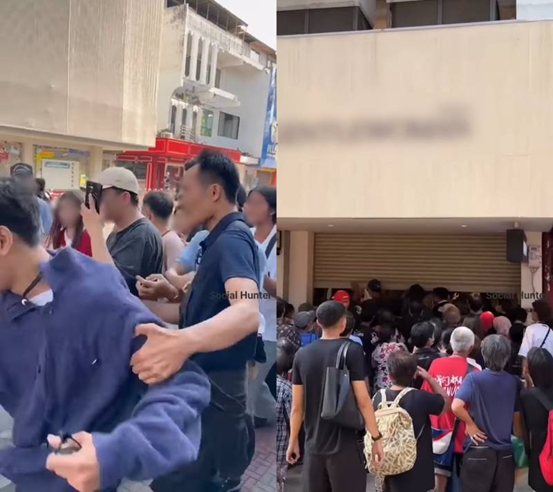 แก๊งรับหิ้วแย่งคิวรองเท้า