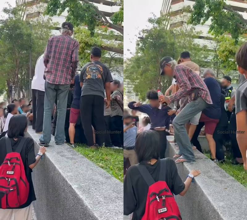 แก๊งรับหิ้วแย่งคิวรองเท้า