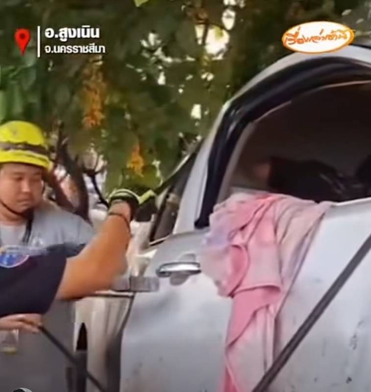 เด็ก 5 ขวบ รถชนต้นไม้