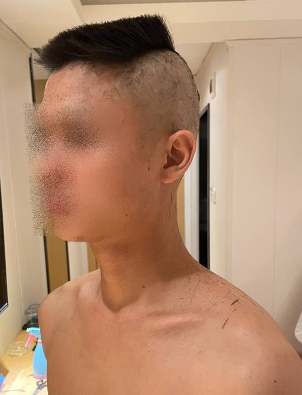 ตัดผมให้แฟน