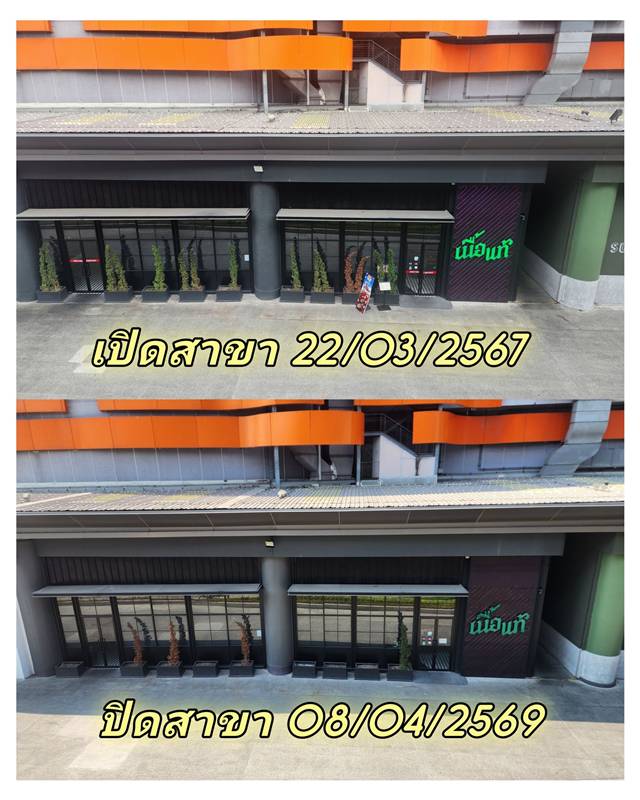 ปิดสาขาร้านอาหาร