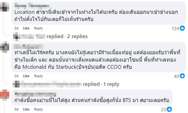 ปิดสาขาร้านอาหาร