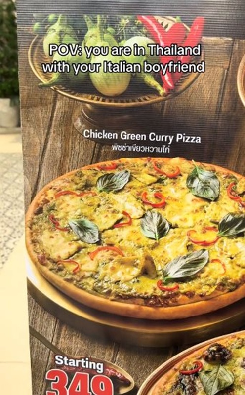 ชาวอิตาลีเจอพิซซ่าไทย