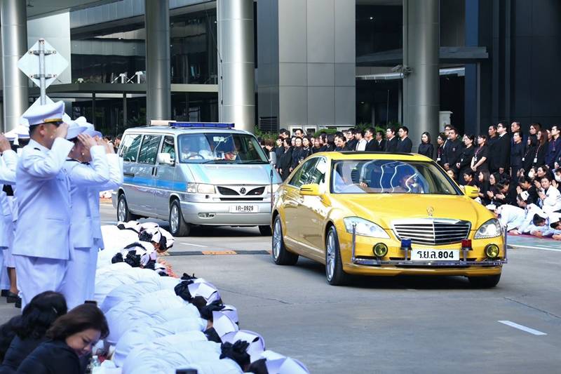 เชิญพระศพ เจ้าฟ้าพัชรกิติยาภาฯ