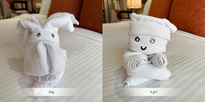 พับผ้ารูปสัตว์