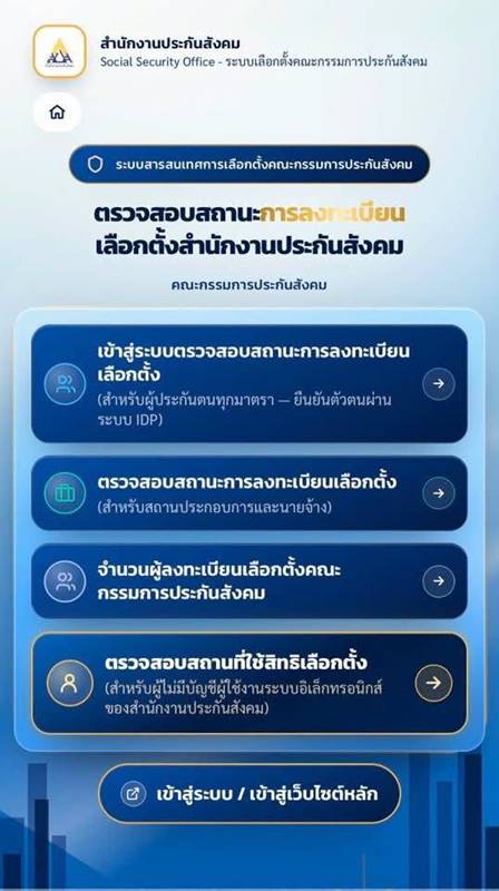 เลือกตั้งบอร์ดประกันสังคม