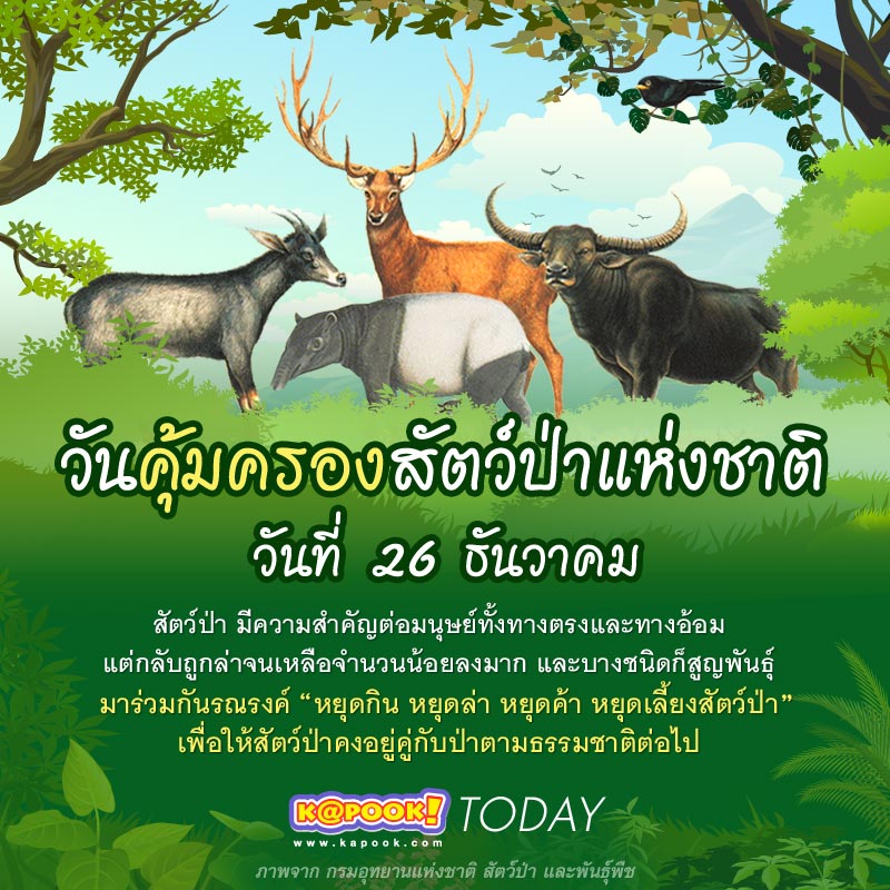 วันคุ้มครองสัตว์ป่าแห่งชาติ