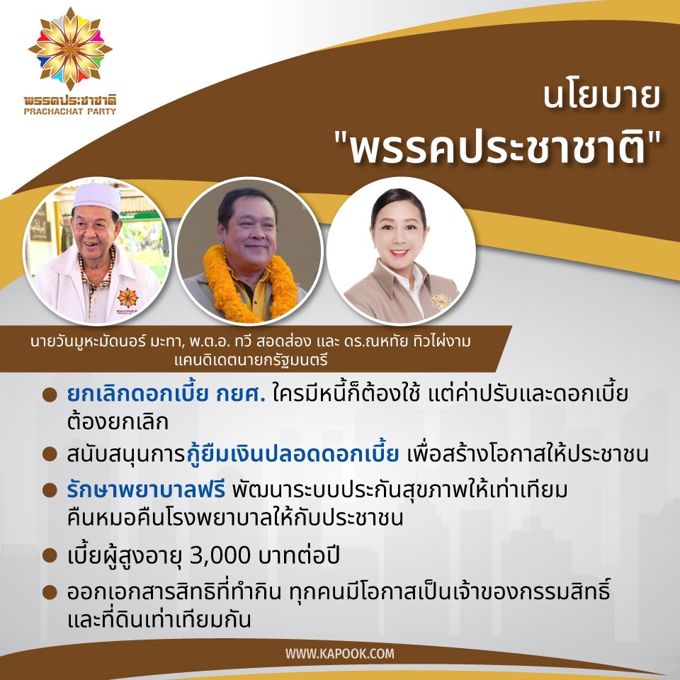 นโยบาย พรรคประชาชาติ