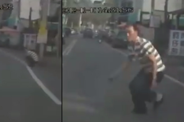 รวมคลิปมนุษย์หัวใสพุ่งเข้าใส่รถหวังเรียกเงิน