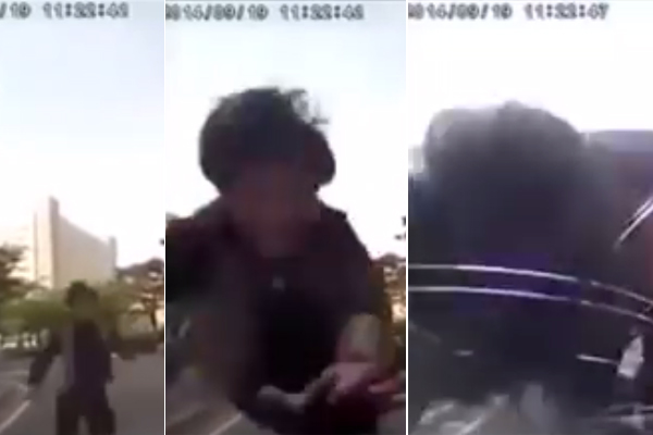 รวมคลิปมนุษย์หัวใสพุ่งเข้าใส่รถหวังเรียกเงิน