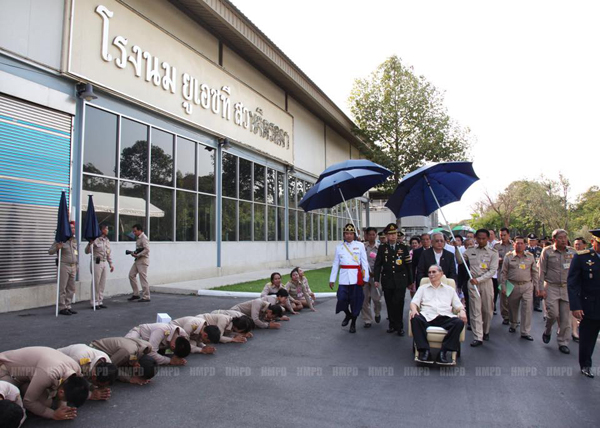 ในหลวง เสด็จฯ ทอดพระเนตรโครงการส่วนพระองค์สวนจิตรลดา