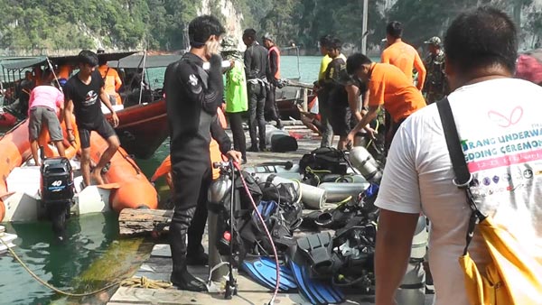 2 ผู้สูญหายจมอ่างเก็บน้ำเขื่อนรัชชประภา 